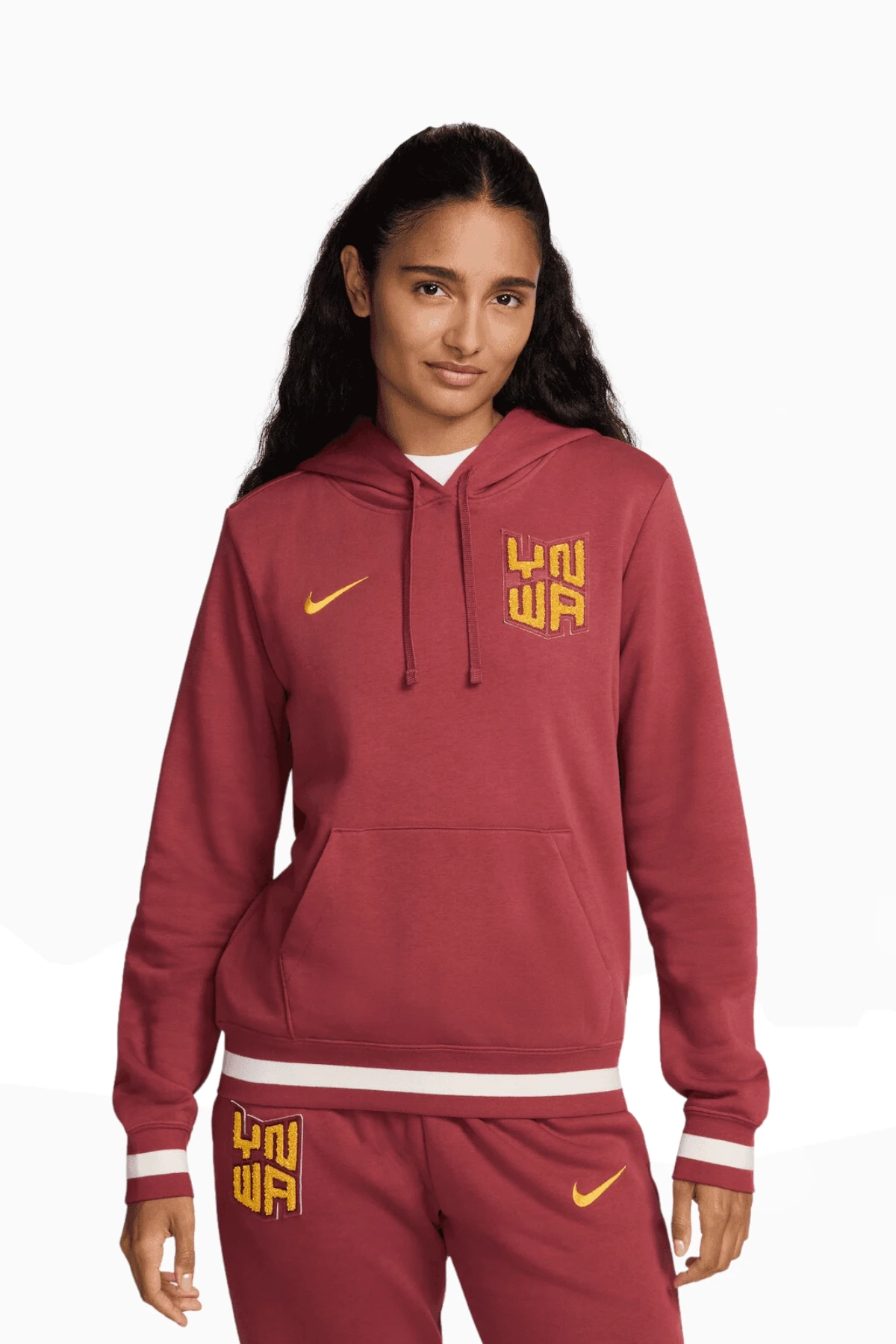 Bluza z kapturem Nike Liverpool FC 24/25 Club Damska - Bordowy
