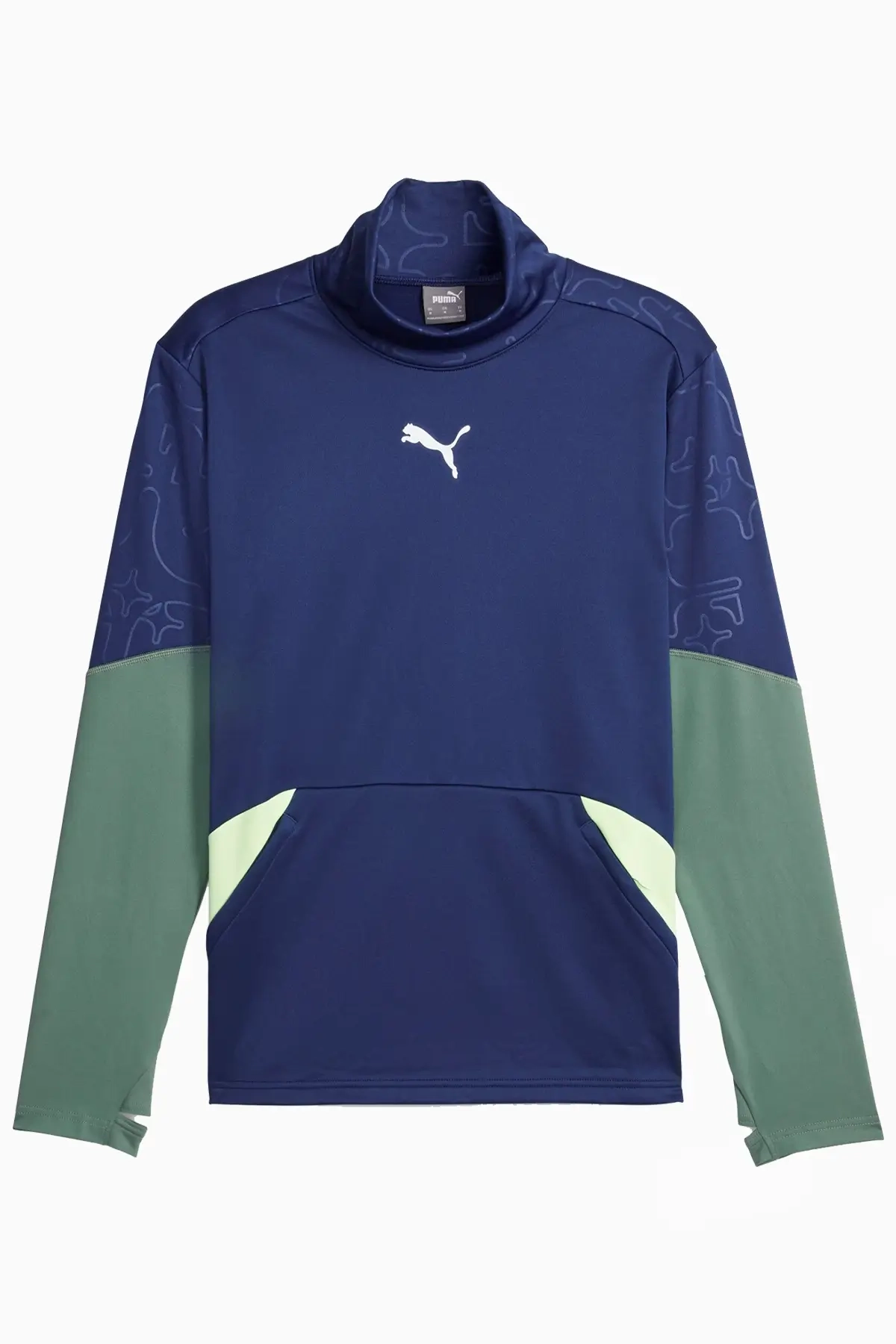 Bluza Puma individualWINTERIZED Top Junior - Granatowy