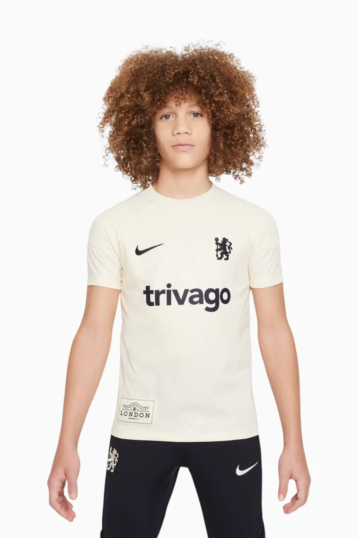 Koszulka Nike Chelsea FC 23/24 Pre-Match Junior - Beżowy