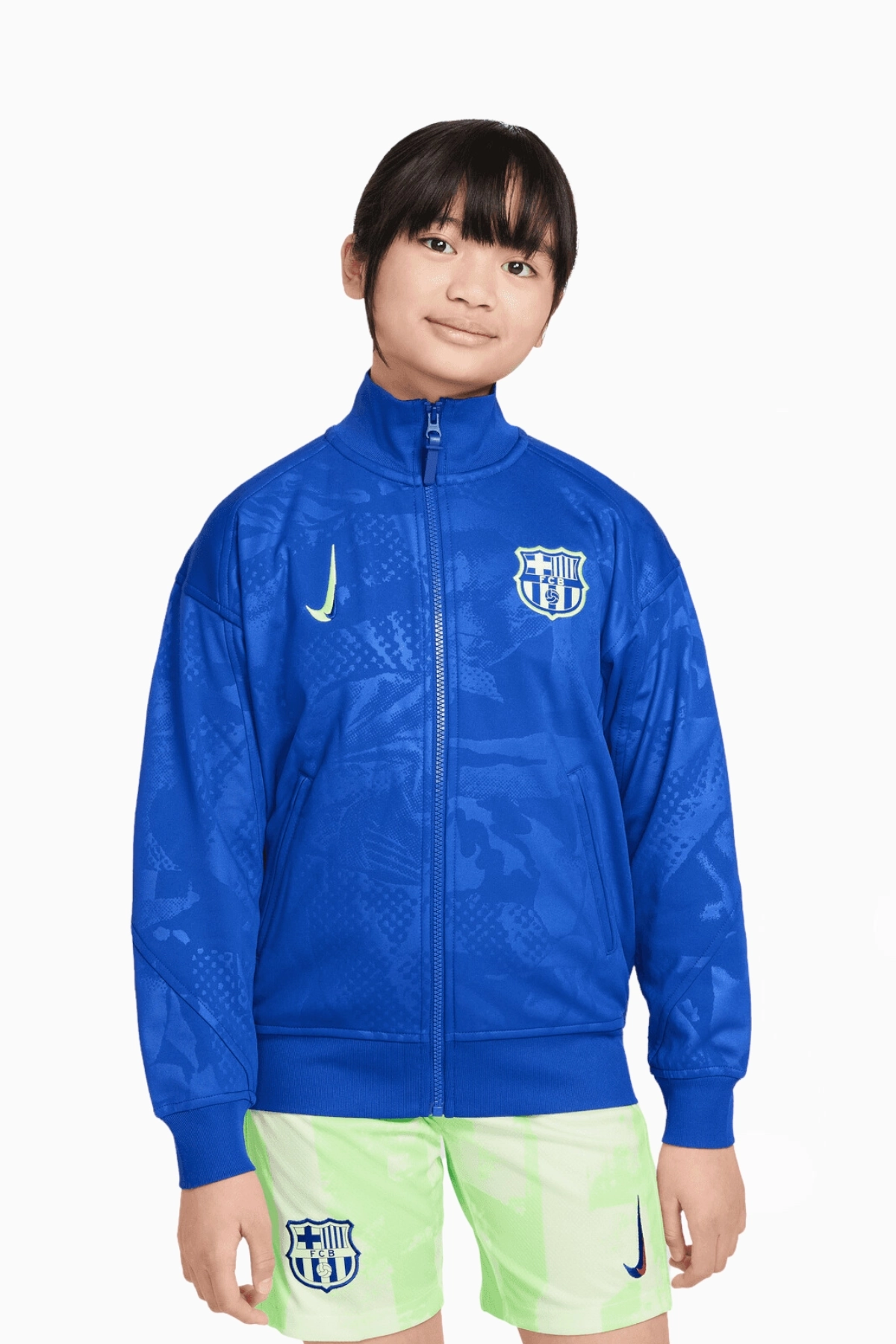 Bluza Nike FC Barcelona 24/25 Academy Pro Junior - Niebieski