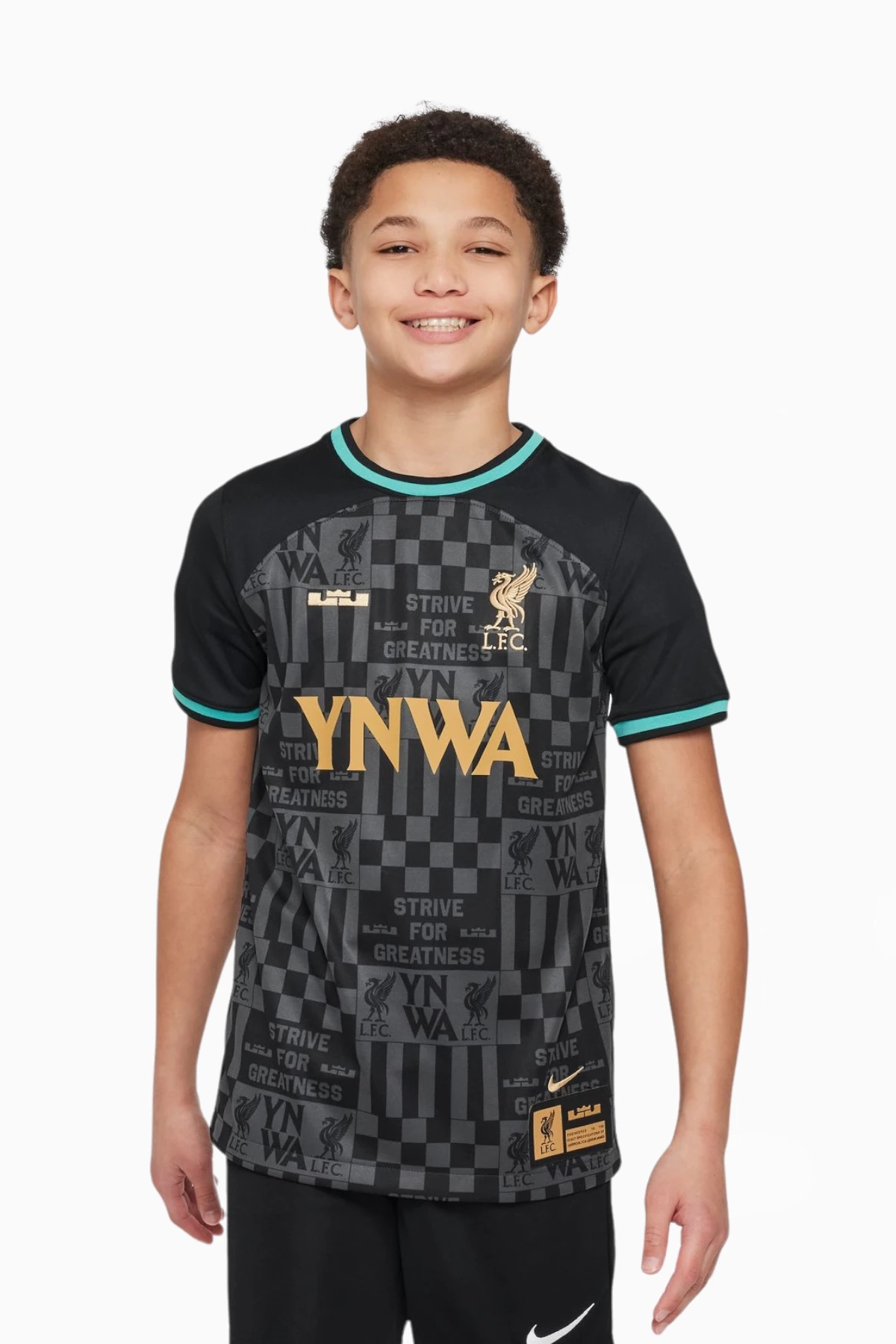 Koszulka Nike Liverpool FC x LeBron 23/24 Stadium Junior - Czarny