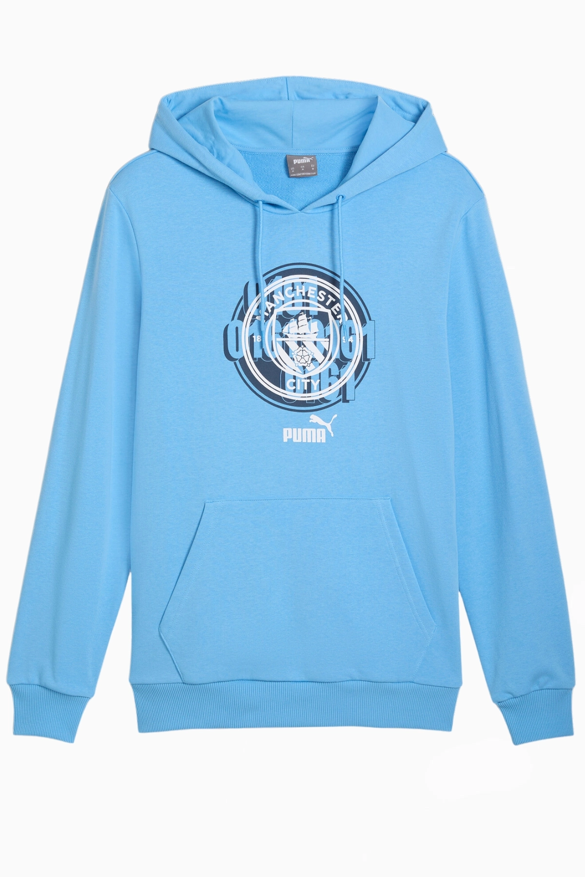Bluza z kapturem Puma Manchester City 24/25 ftblCulture - Błękitny