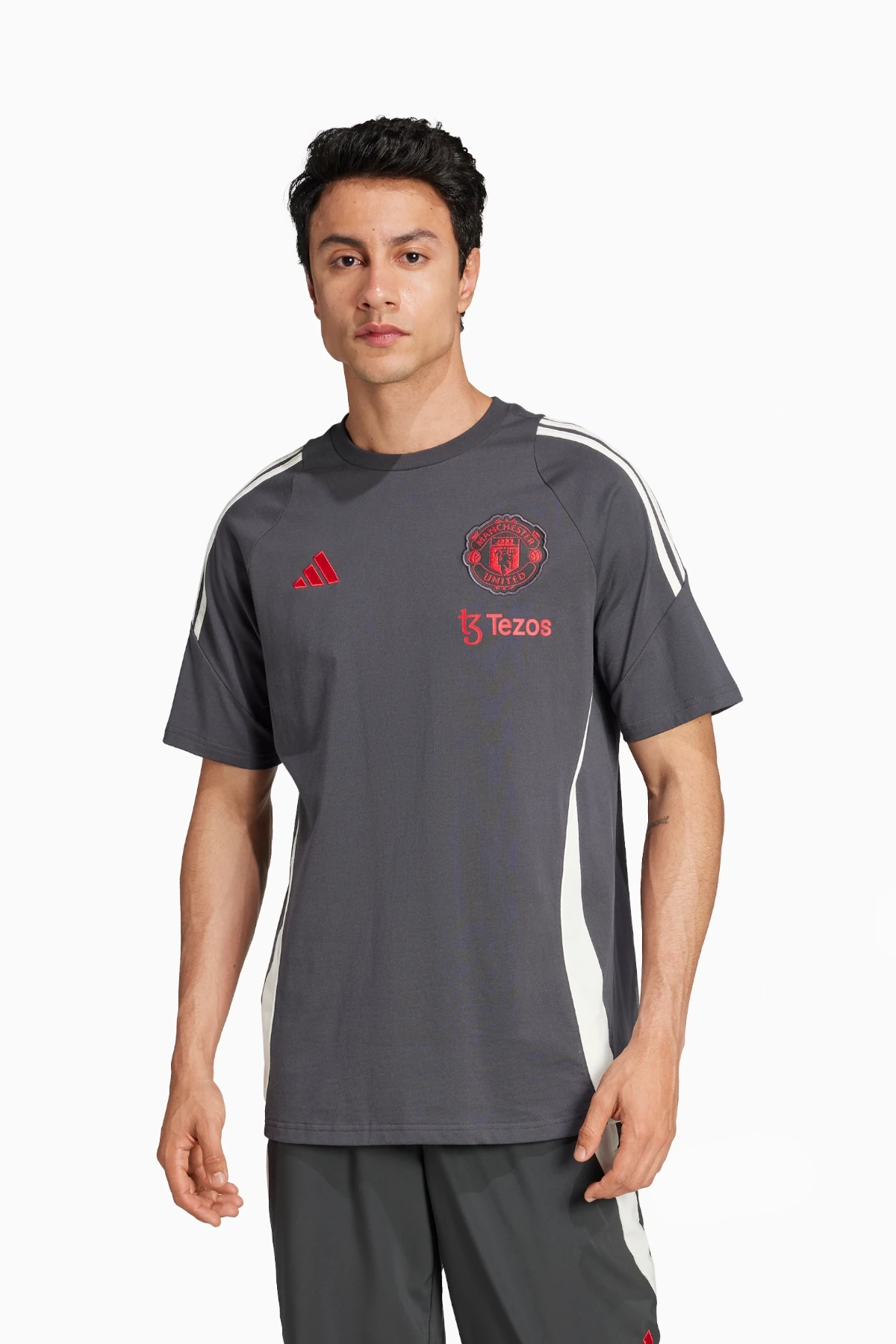 Koszulka adidas Manchester United 24/25 Tee - Szary
