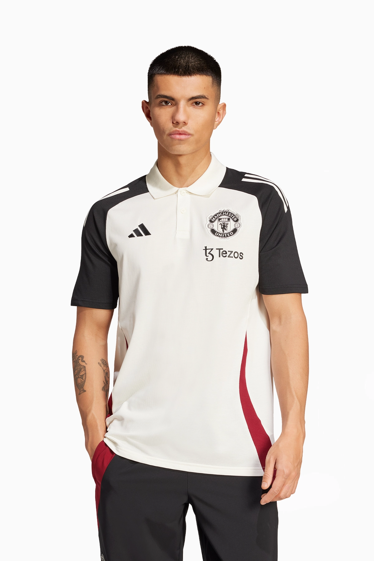 Koszulka adidas Manchester United 24/25 Polo - Beżowy