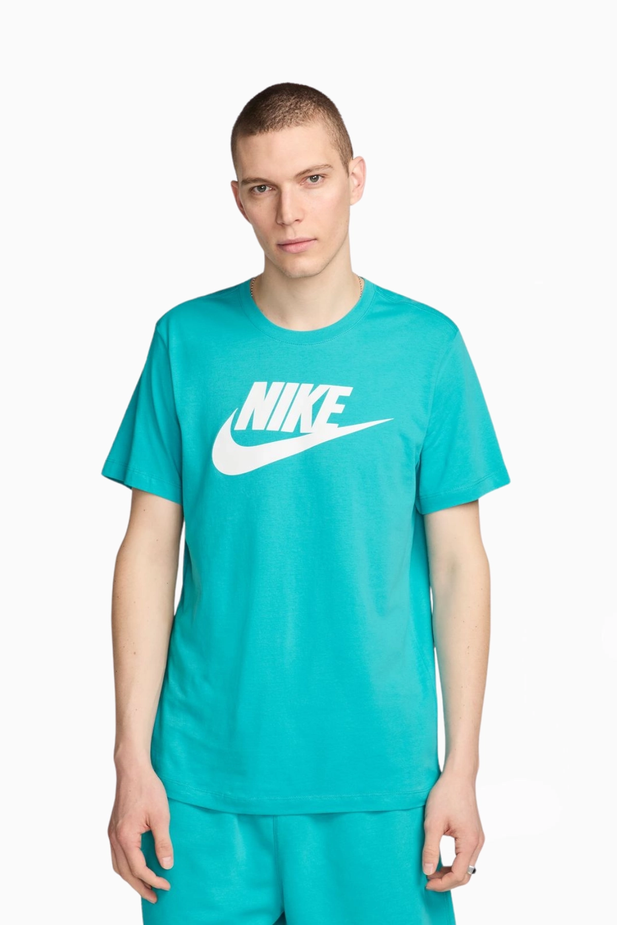 Koszulka Nike Sportswear Tee Icon Futura - Błękitny