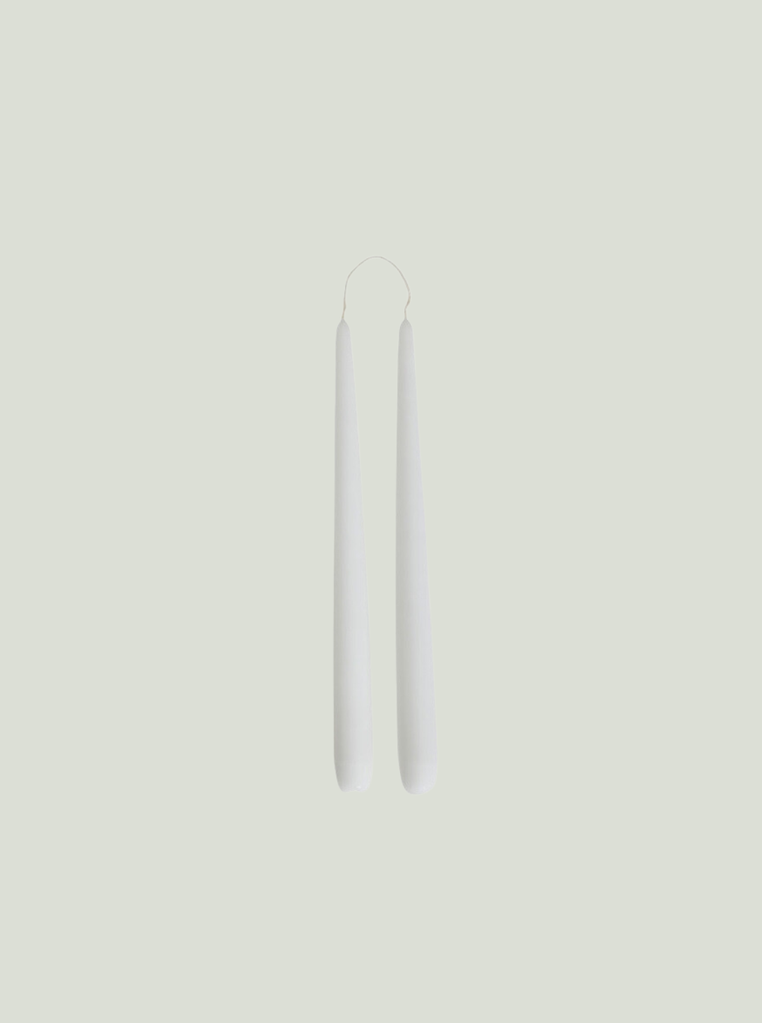 Świece Fukai Candles White OYOY Medium - Zestaw 2 sztuk