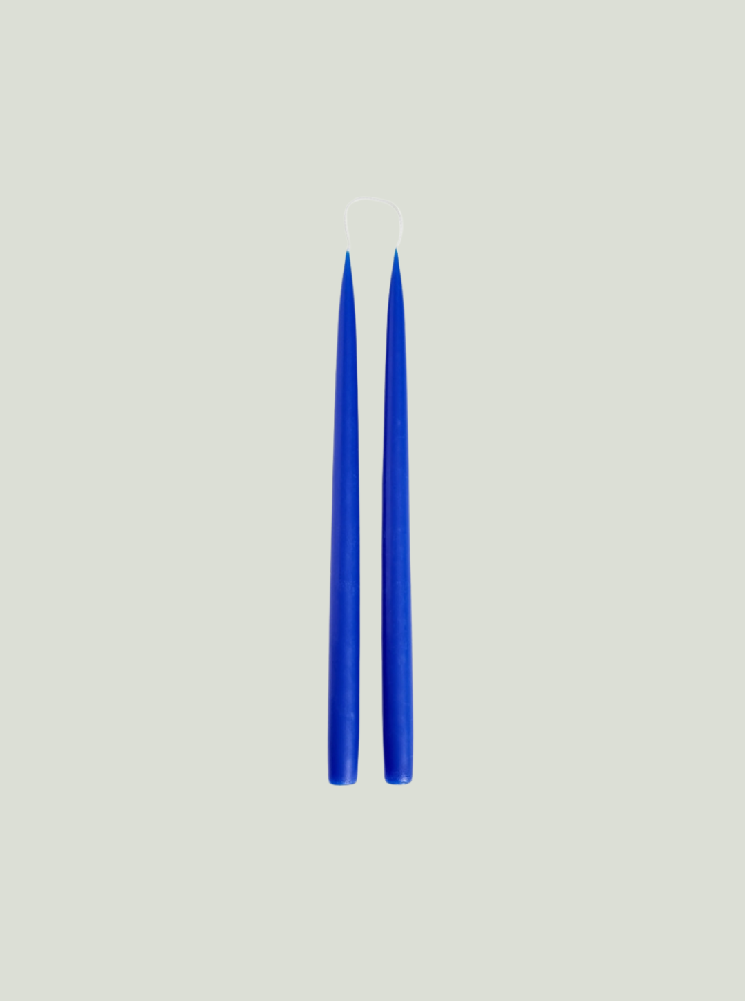 Świece Fukai Candles Optic Blue OYOY Medium- Zestaw 2 sztuk