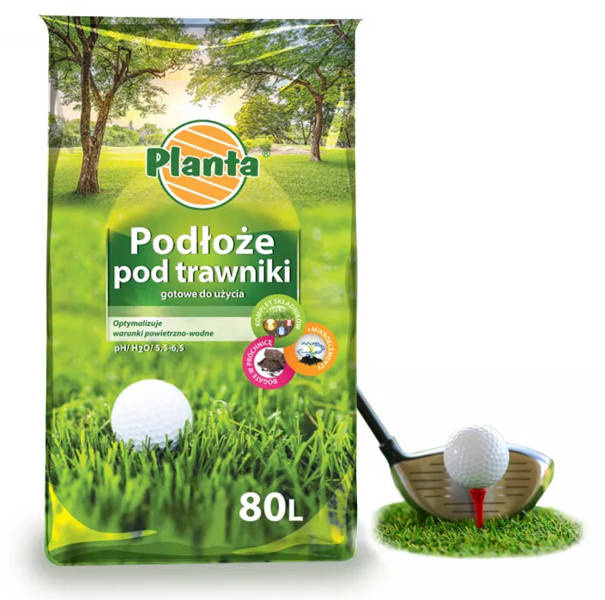 Podłoże pod trawniki 80L Planta