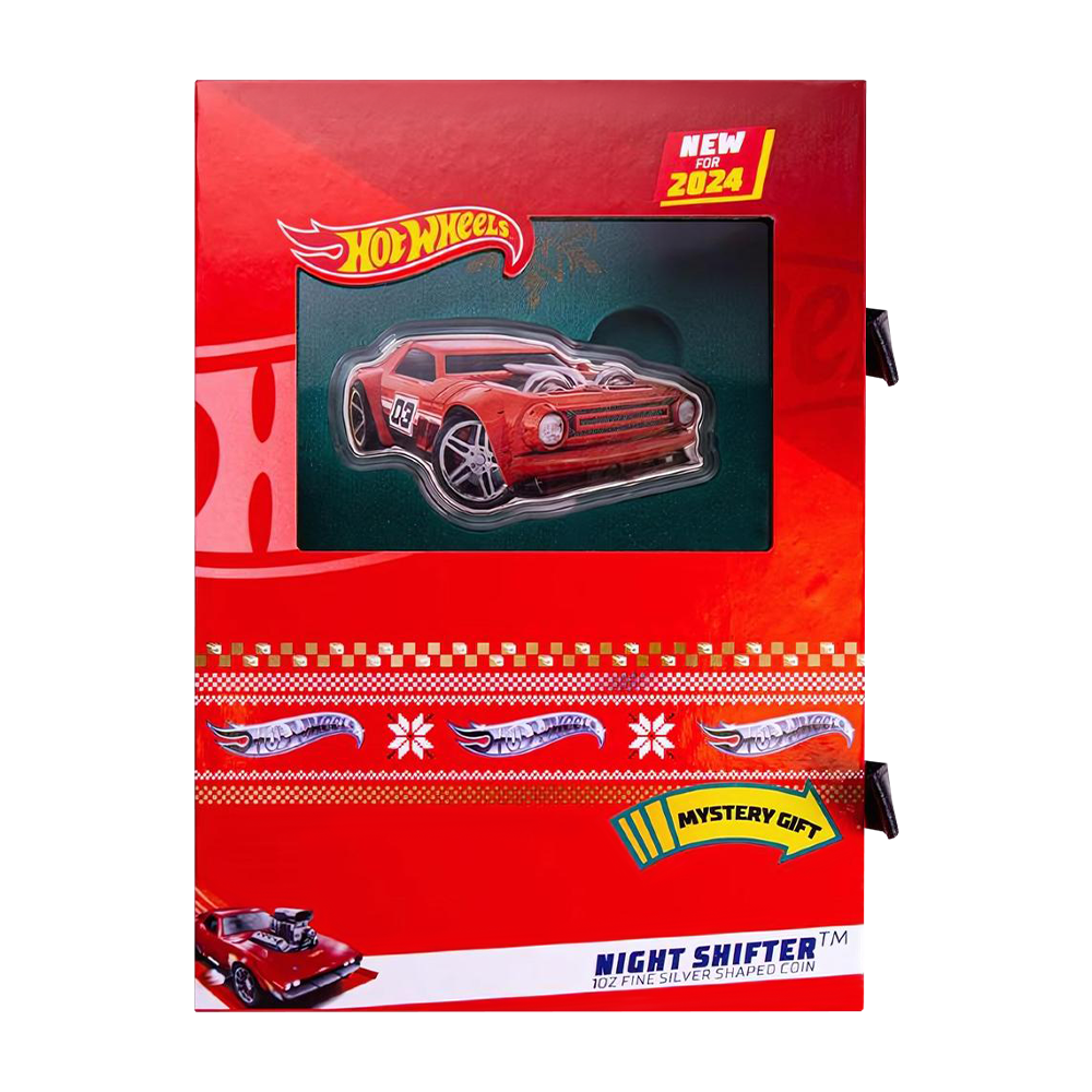 Srebrna moneta Hot Wheels | NIGHT SHIFTER | 1 uncja - wysyłka 24 h!