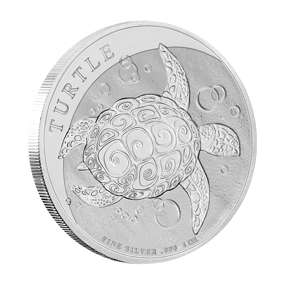 Srebrna moneta Żółw Szylkretowy 1 uncja - wysyłka 24 h!