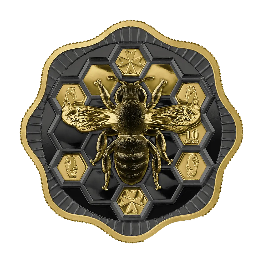 Srebrna moneta Maltese Bee 2 uncje - wysyłka 24 h!