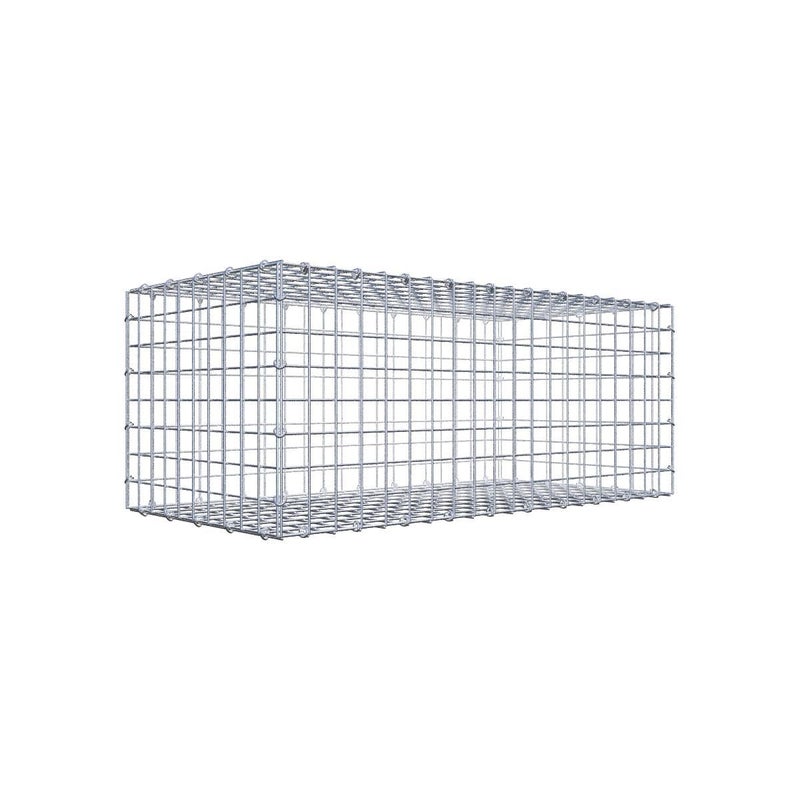 Gabion 100 cm x 40 cm x 50 cm (dł. x wys. x gł.), rozmiar oczka 5 cm x 5 cm, pierścień typu C
