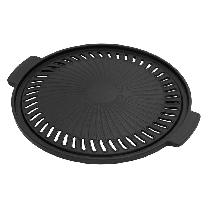 Zeliwna plyta grillowa BBQ akcesoria do grilla zeliwna plancha okragla Ø 32 cm