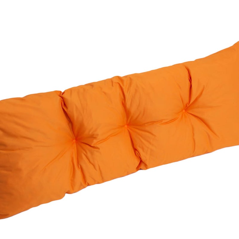Poduszk na paltę 120x40cm Pomarańczowa poduszka na półpaletę poduszka na siedzisko poduszka ogrdowa
