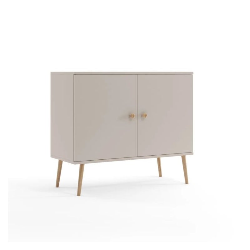 Komoda LEBEL z drzwiczkami 100cm kaszmirowa