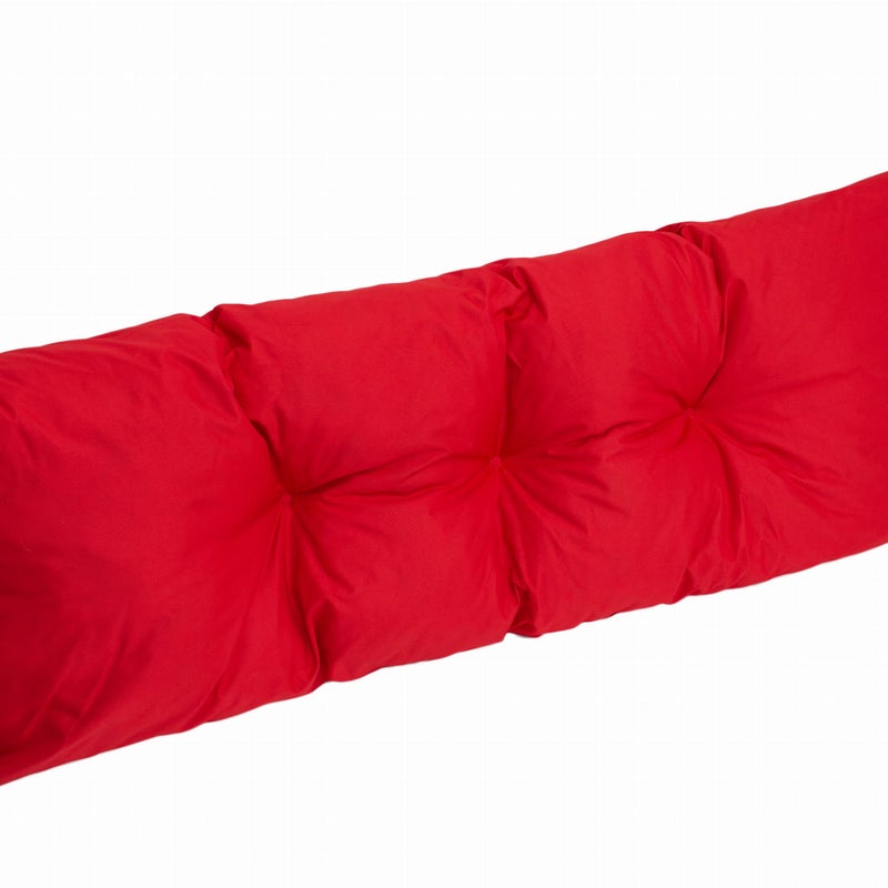 Poduszk na paltę 120x40cm Czerwona poduszka na półpaletę poduszka na siedzisko poduszka ogrdowa