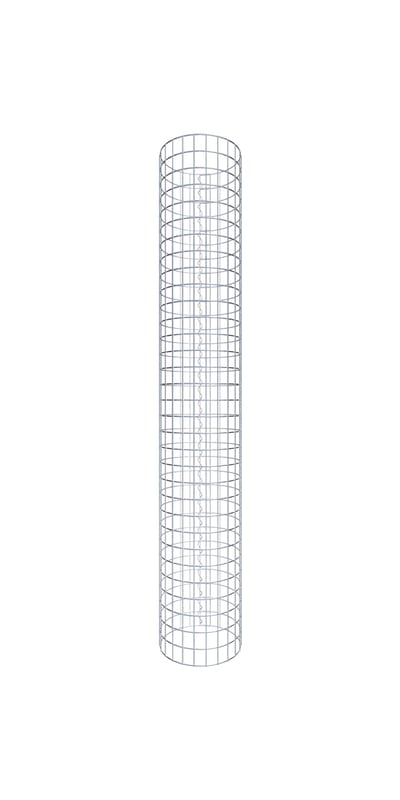 Kolumna gabionowa średnica 37 cm MW 5 x 5 cm okrągła - wysokość: 160 cm