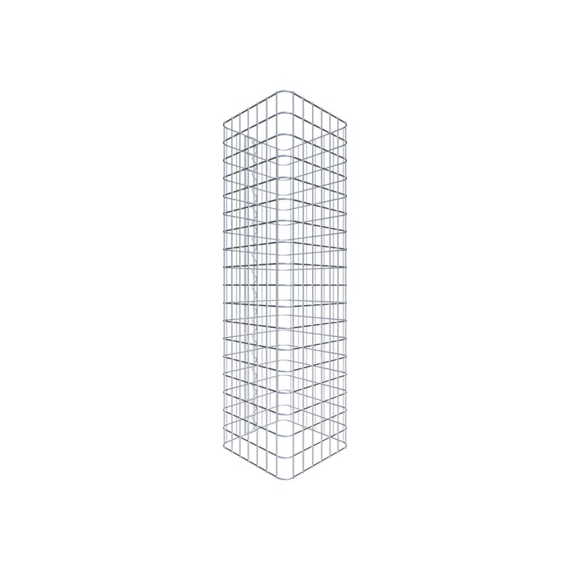 Kolumna gabionowa 37 x 37 cm MW 5 x 5 cm kwadratowa - Wysokość: 0,90 m