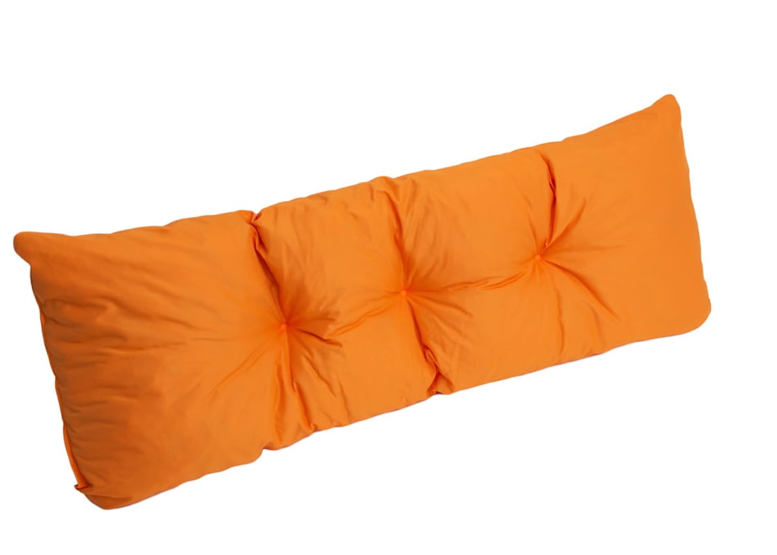 Poduszk na paltę 120x40cm Pomarańczowa poduszka na półpaletę poduszka na siedzisko poduszka ogrdowa