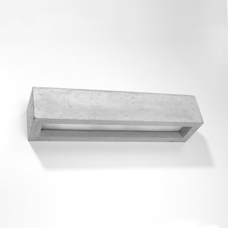 Kinkiet VEGA 50 beton, nowoczesny - 50x12x10cm Sollux