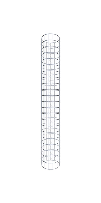 Kolumna gabionowa średnica 22 cm MW 5 x 5 cm okrągła - wysokość: 110 cm