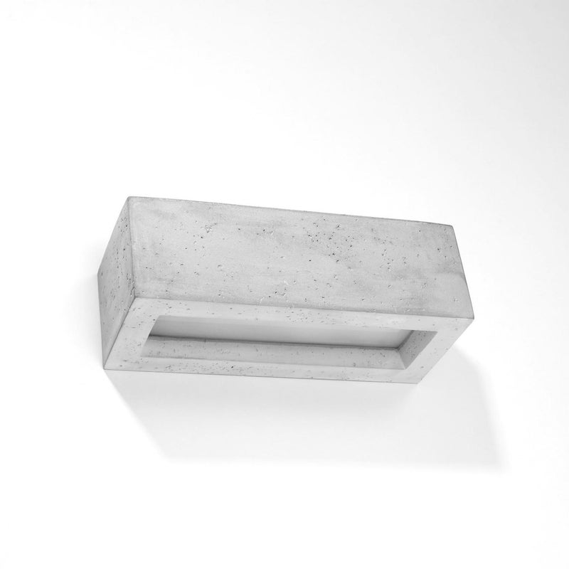 Kinkiet VEGA 30 beton, nowoczesny - 30x12x10cm Sollux