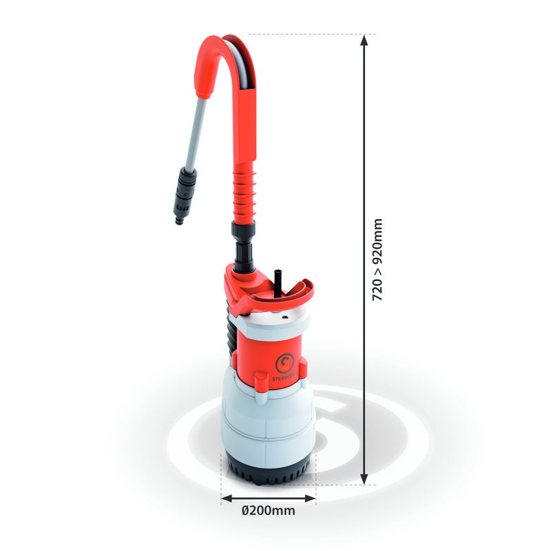 Pompa do wody deszczowej STERWINS 550 W, 5000 l/h