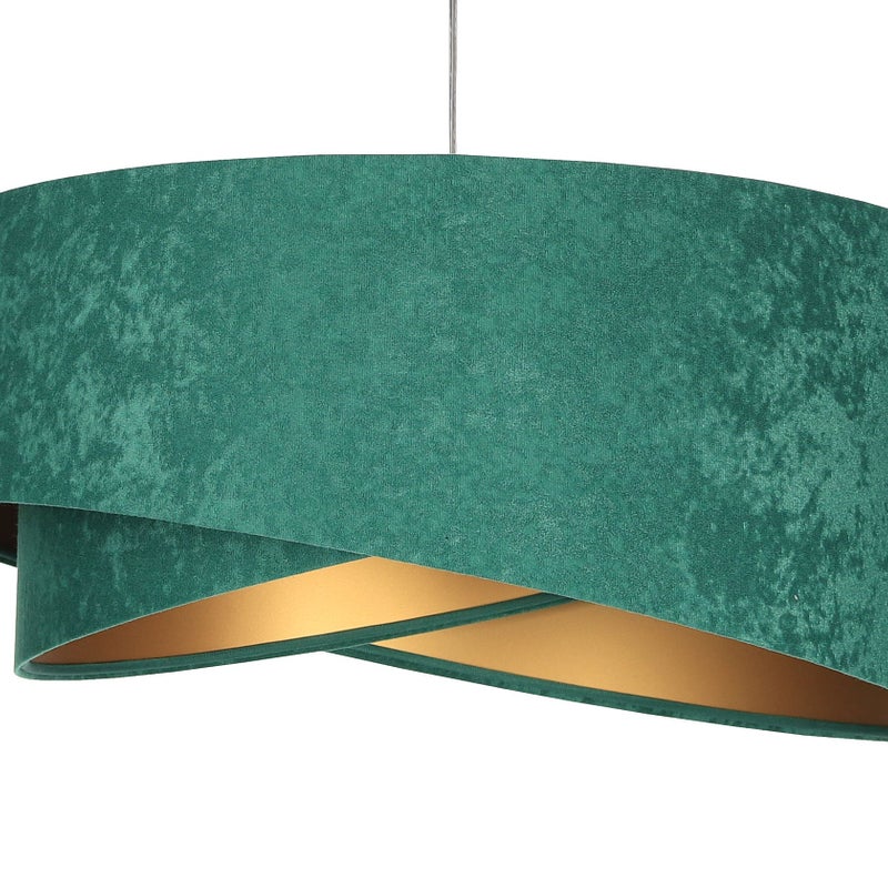 Lampa wisząca GEMSTONE zielona/złota