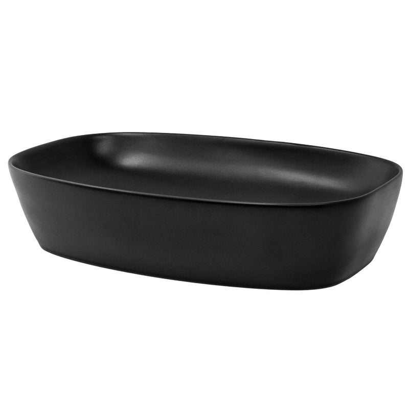 Ceramiczna umywalka nablatowa 605 x 385 x 140mm Black