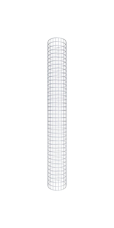 Kolumna gabionowa średnica 37 cm MW 5 x 5 cm okrągła - wysokość: 200 cm