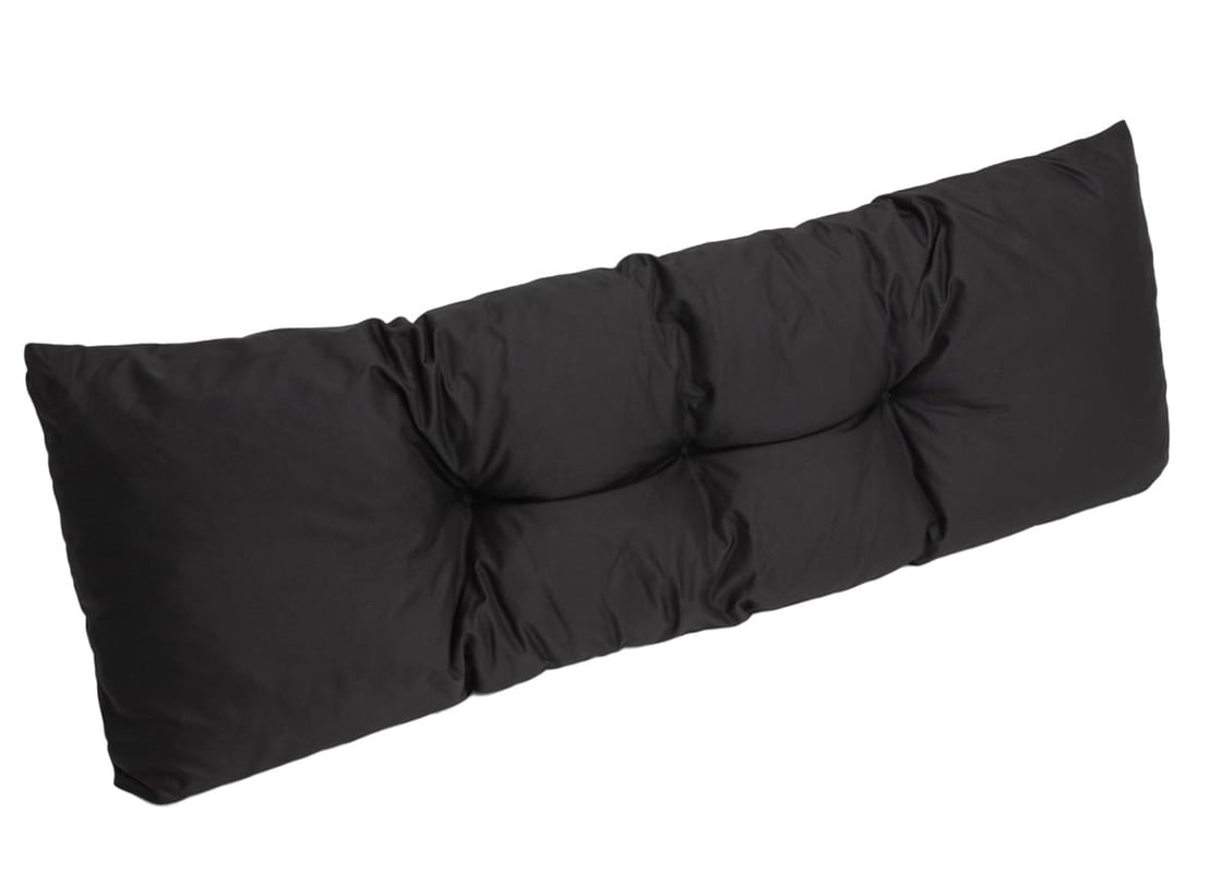 Poduszk na paltę 120x40cm Czarna poduszka na półpaletę poduszka na siedzisko poduszka ogrdowa