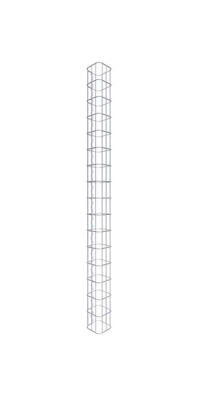 Kolumna gabionowa kwadrat 17 cm x 17 cm, wysokość 160 cm, MW 5 cm x 10 cm