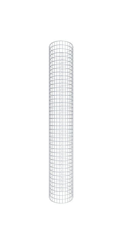 Kolumna gabionowa średnica 47 cm MW 5 x 5 cm okrągła - wysokość: 210 cm