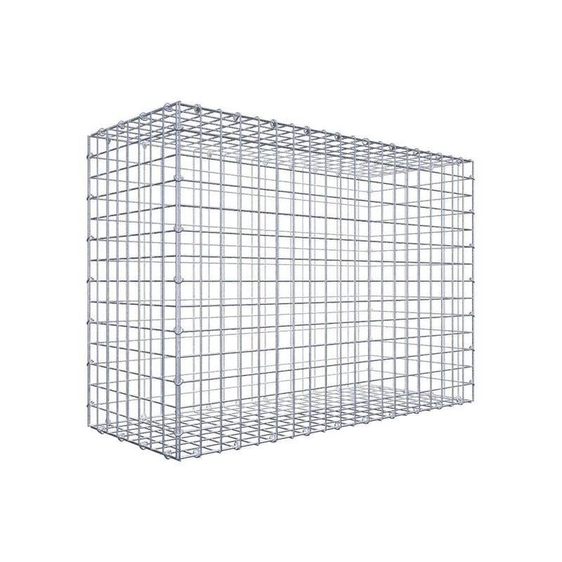 Gabion 100 cm x 70 cm x 40 cm (dł. x wys. x gł.), rozmiar oczka 5 cm x 5 cm, pierścień typu C