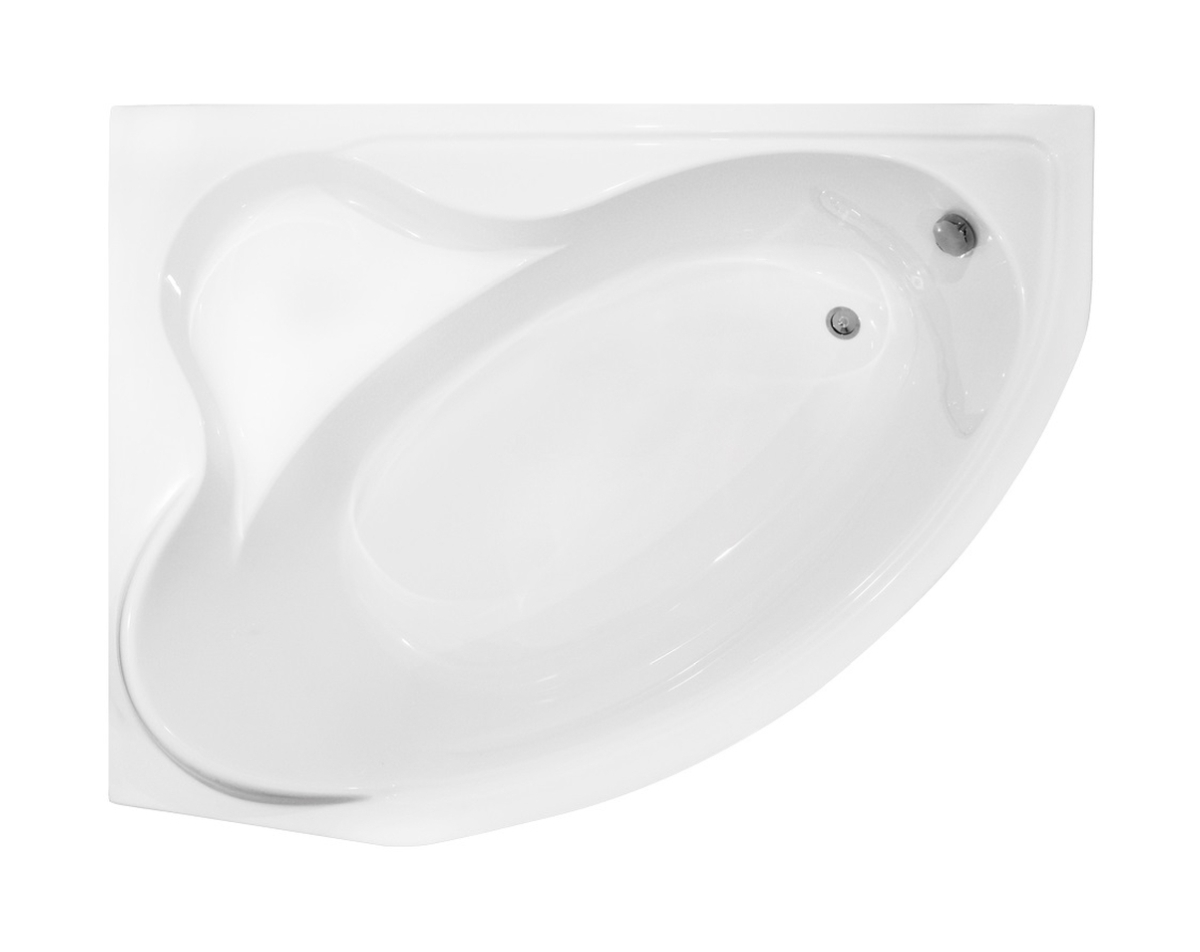 Besco Delfina wanna narożna 167x107 cm lewa biała #WAD-166-NL