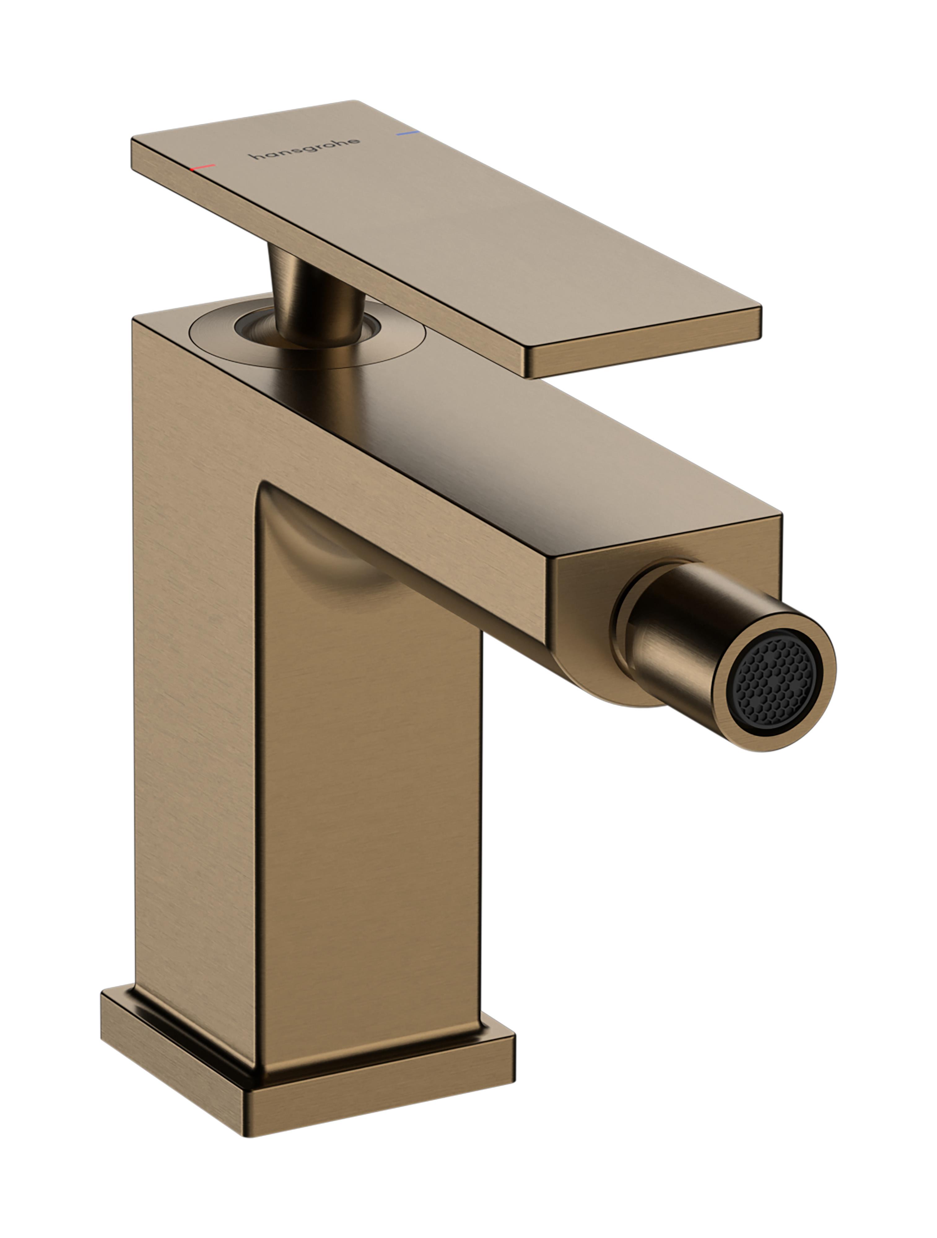 Hansgrohe Tecturis E bateria bidetowa stojąca brąz szczotkowany 73200140