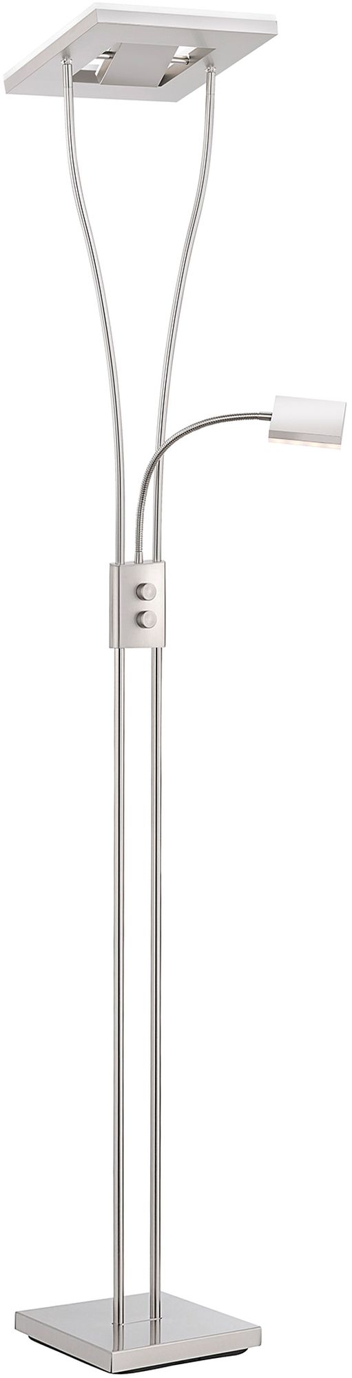Just Light Helia lampa stojąca 1x16,8W+2x3,8W stal 11776-55