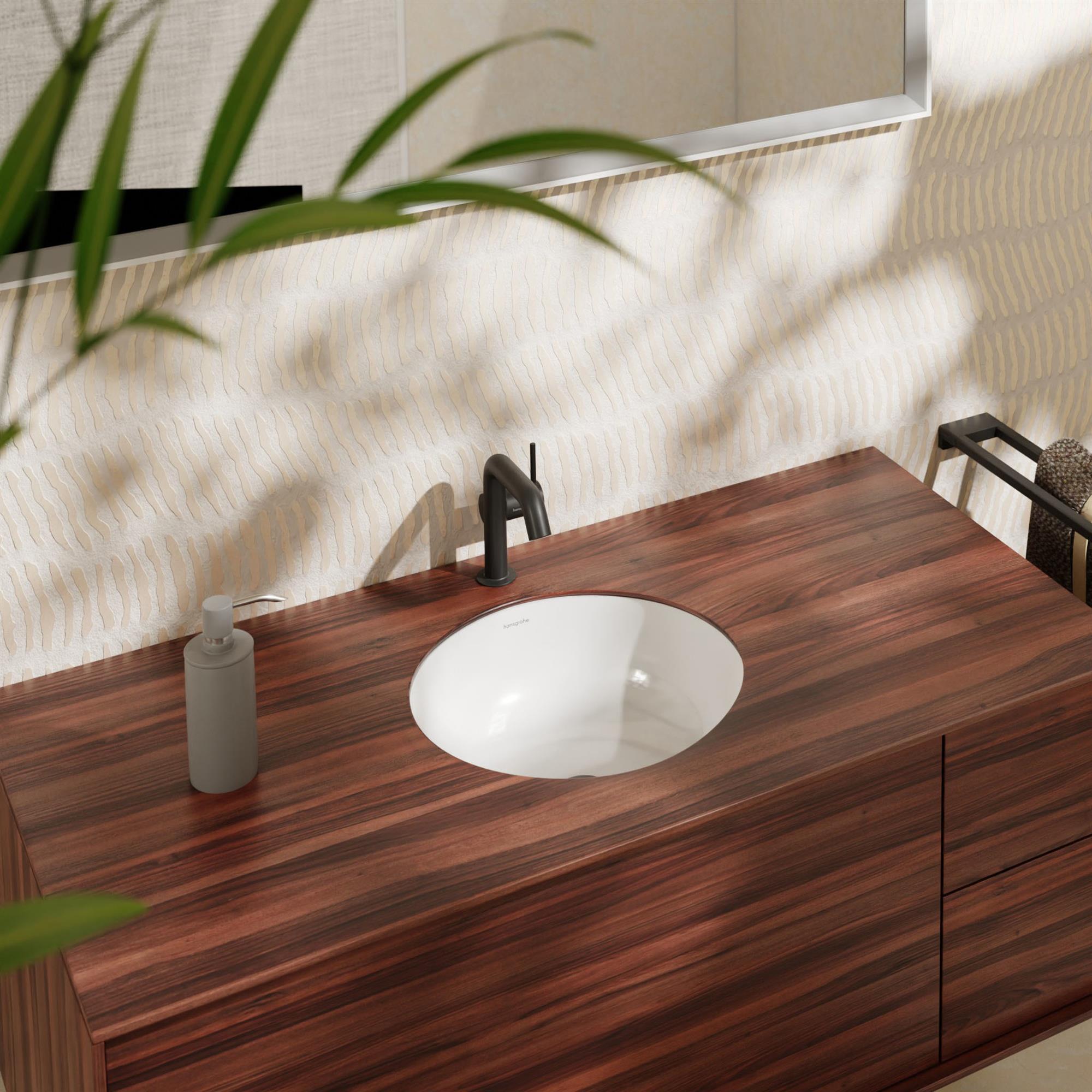 Hansgrohe Xuniva S umywalka 35 cm podblatowa okrągła biały 60151450