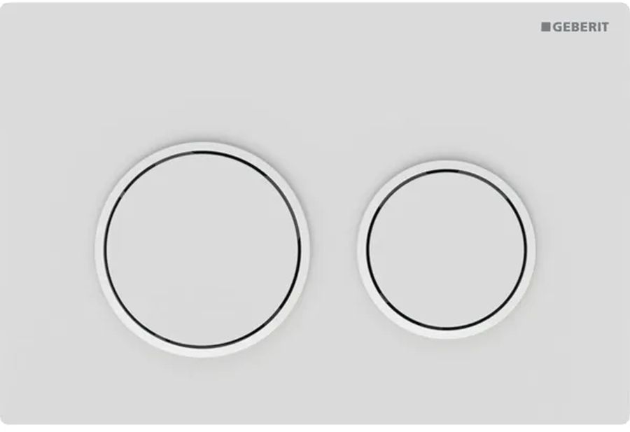 Geberit Omega20 przycisk spłukujący do WC biały 115.085.01.1