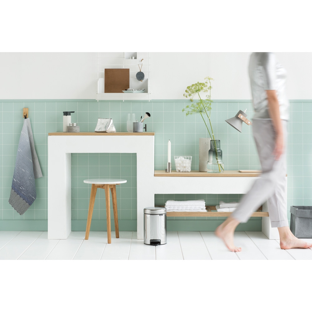 Brabantia NewIcon kosz na śmieci 3 l pedałowy stal polerowana 113147