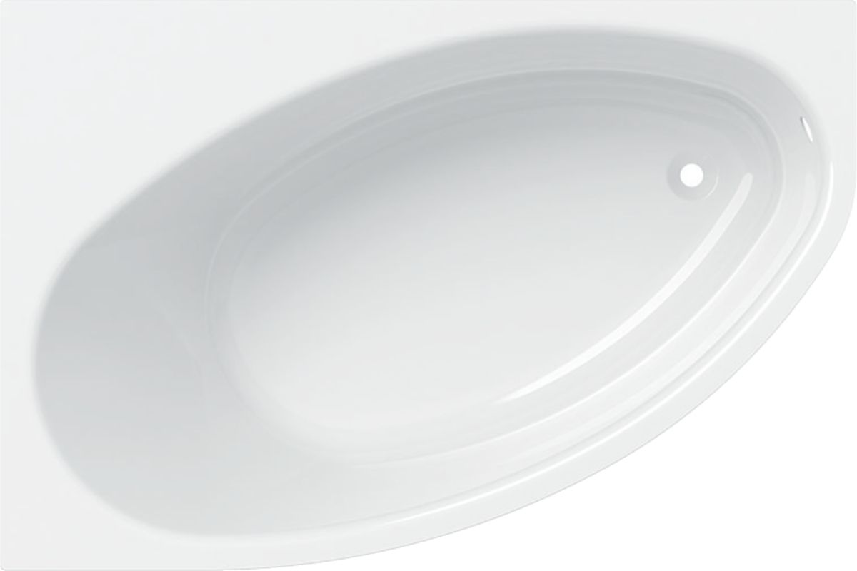 Geberit Selnova wanna narożna 160x100 cm prawa biała 554.274.01.1 - Wysyłka w 24h