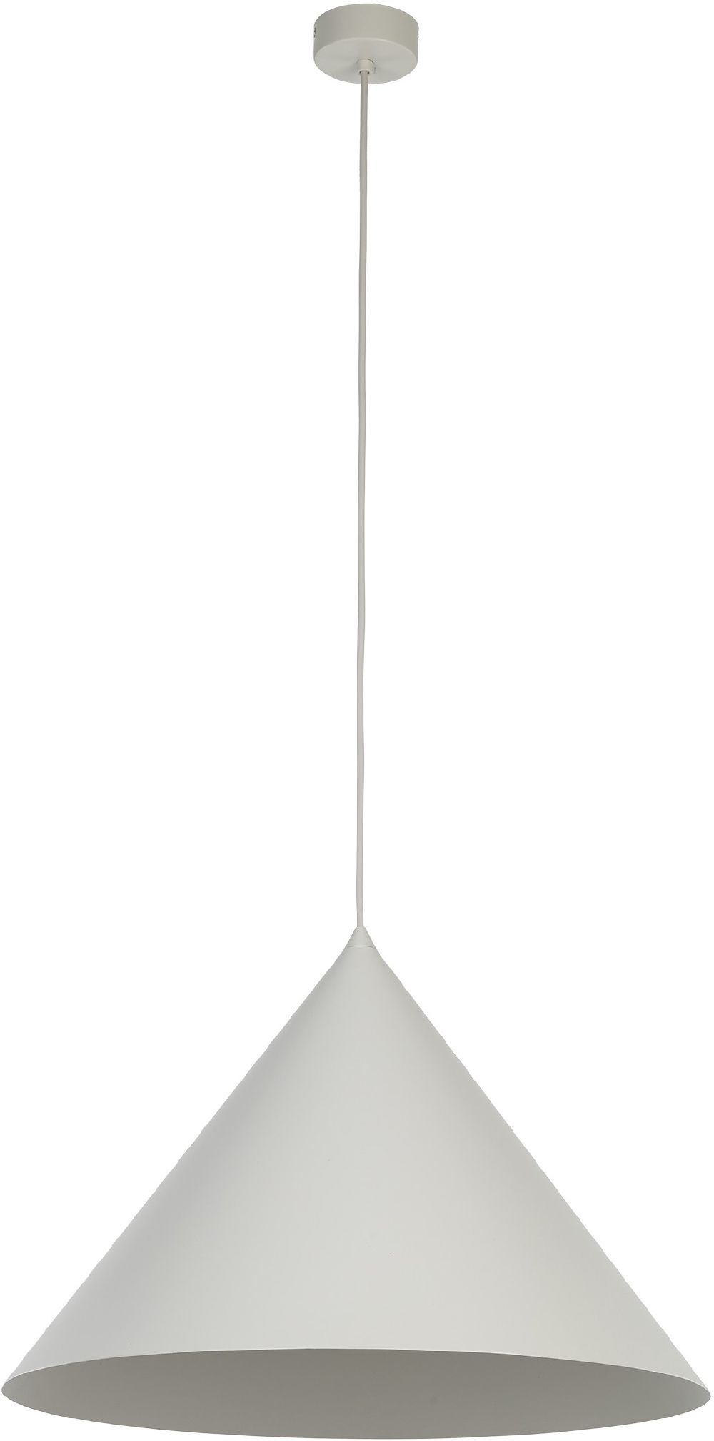 TK Lighting Cono lampa wisząca 1x15 W beżowa 10061
