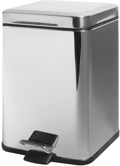 Bisk Masterline kosz na śmieci 6 l chrom 00122
