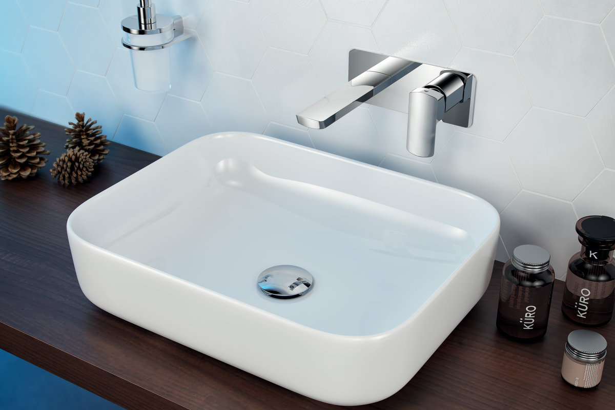 Actima Cori 51 umywalka nablatowa 51x40 cm biała CEAC.2401.WH - Wysyłka w 24h