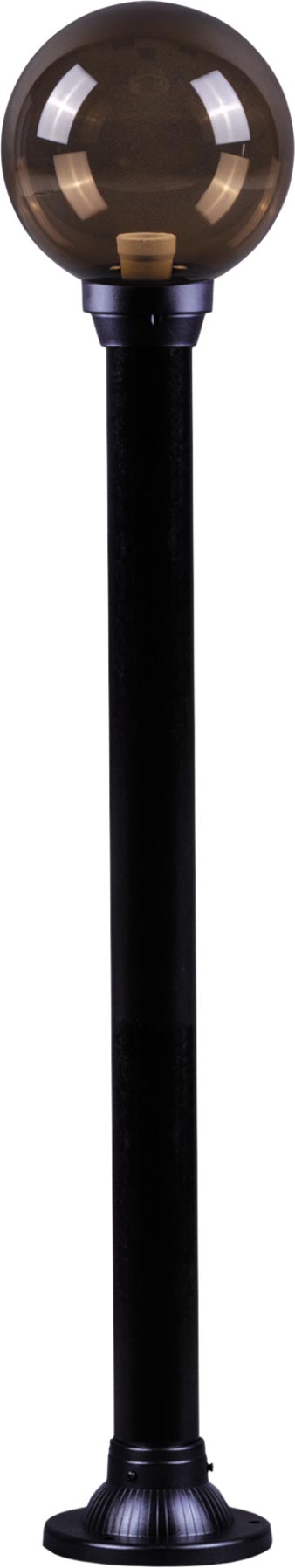 Kaja Astrid lampa stojąca zewnętrzna 1x60W czarna/przydymiona K-ML-OGROD2000.9KL.DYM