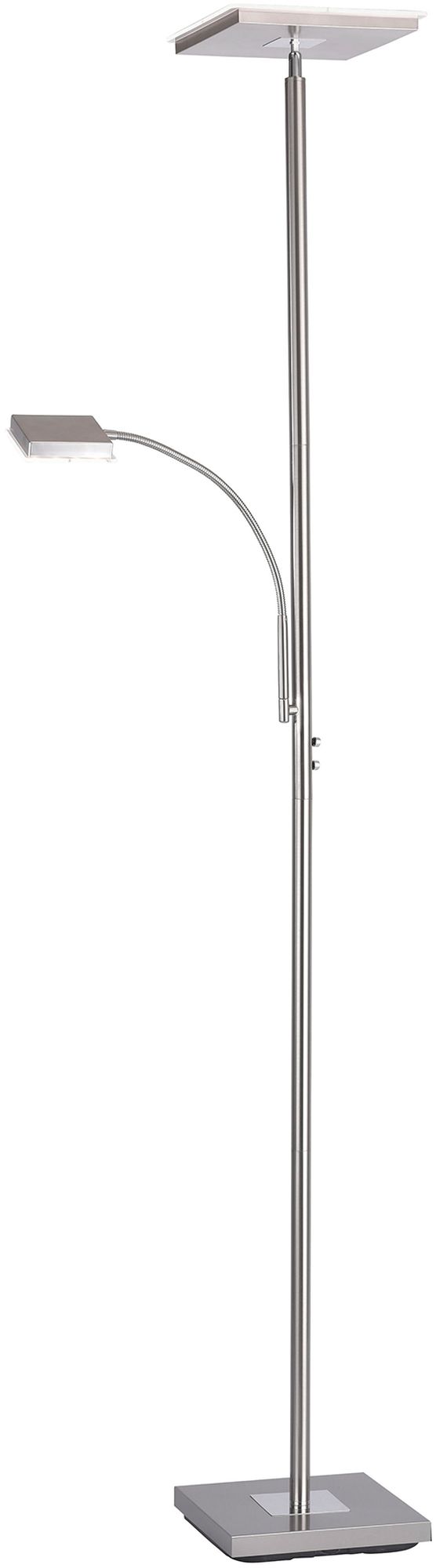 Just Light Hans lampa stojąca 1x22W+1x4W stal 11710-55