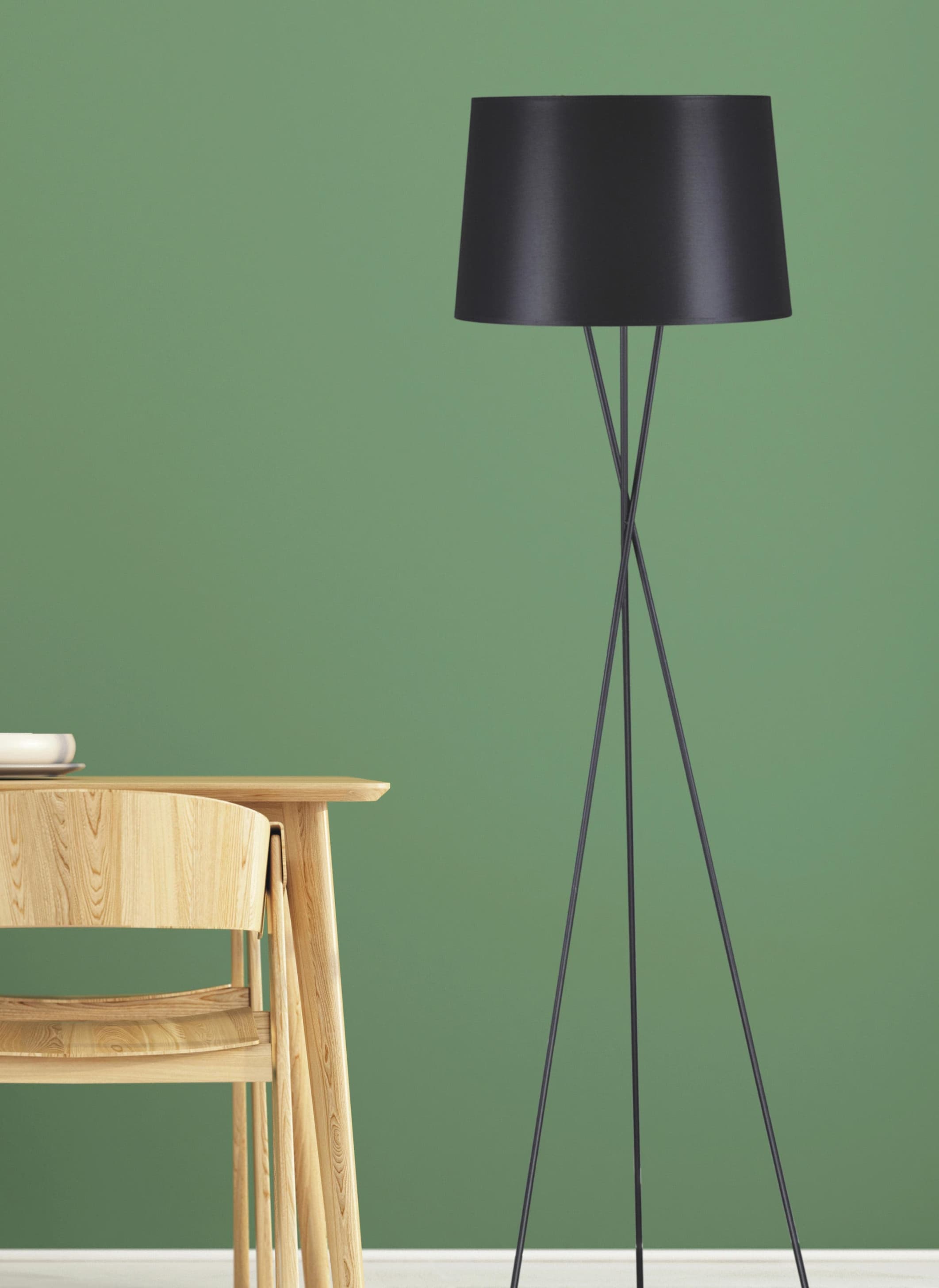 Kaja Remi Black lampa stojąca 1x40W czarna K-4353