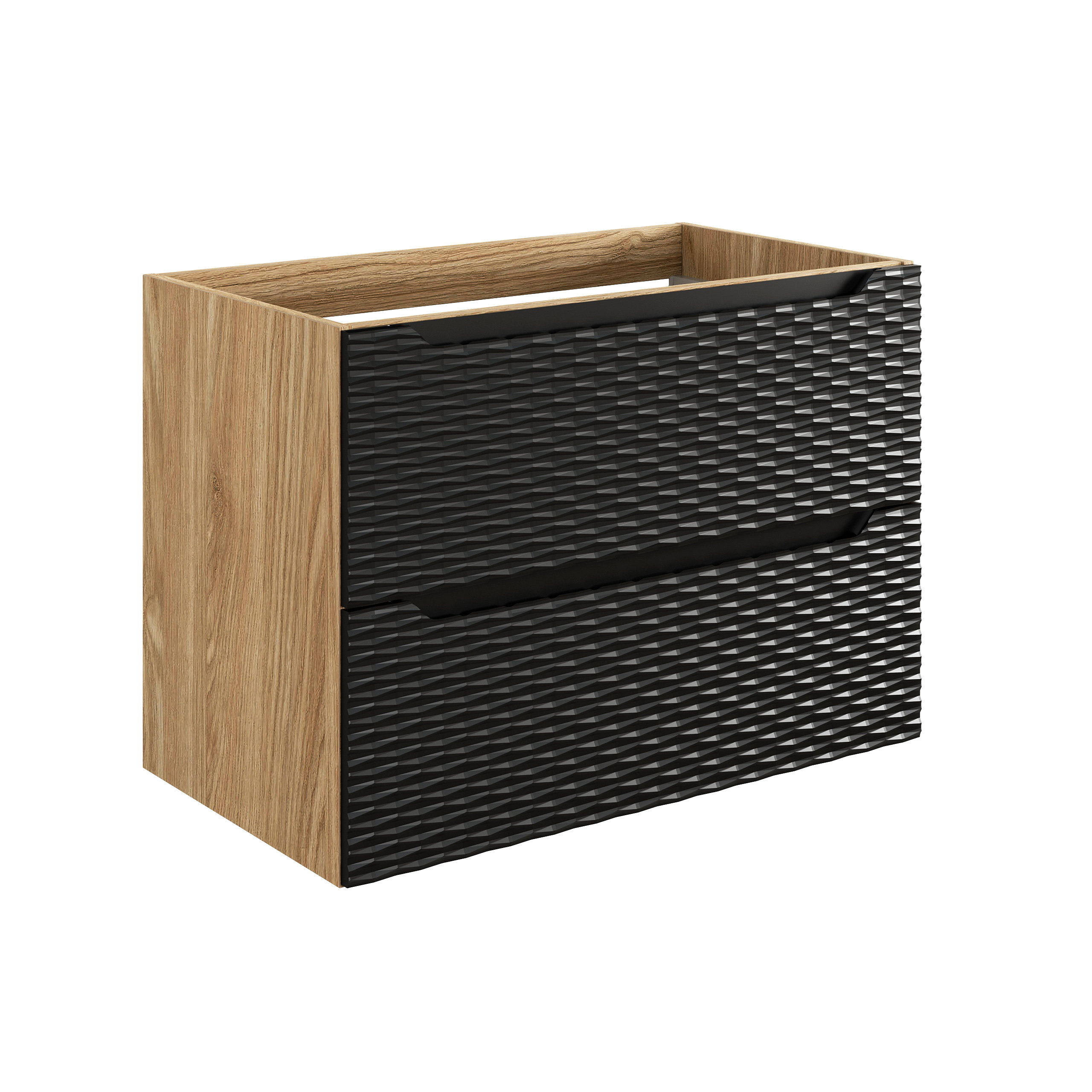 Comad Ocean Black szafka 80x46x57 cm czarna-dab OCEAN BLACK 82-80-2S