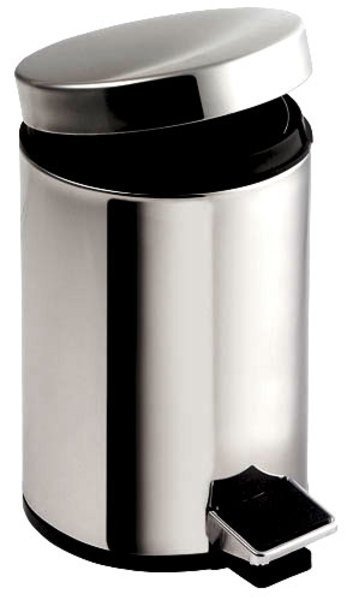 Aqualine Simple Line kosz na śmieci 20 l stal nierdzewna polerowana 27120