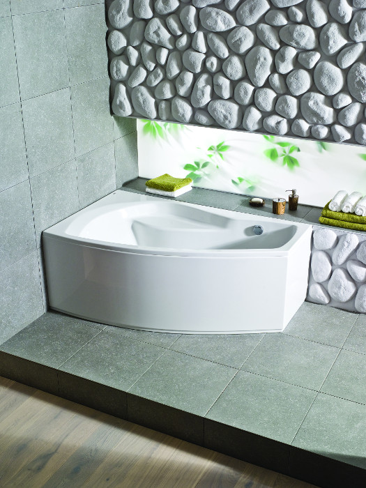 Roca Nicole wanna narożna 150x80 cm lewa biała A24T121000